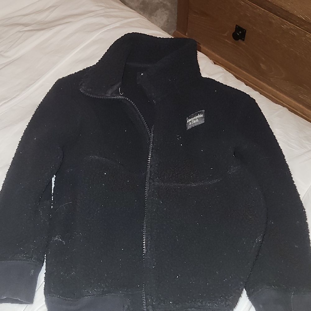 Abercrombie Kids Black Puffer Jacket